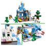 Voir la diapositive 5 : LEGO Minecraft 21243 Les pics gelés, Jouet Garçons et Filles 8 Ans, Cavernes des Montagnes, avec Figurines Steve, Creeper et Chèvre, et TNT, Biome Glacé