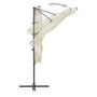Voir la diapositive 5 : VIDAXL Parasol de jardin avec base portable sable