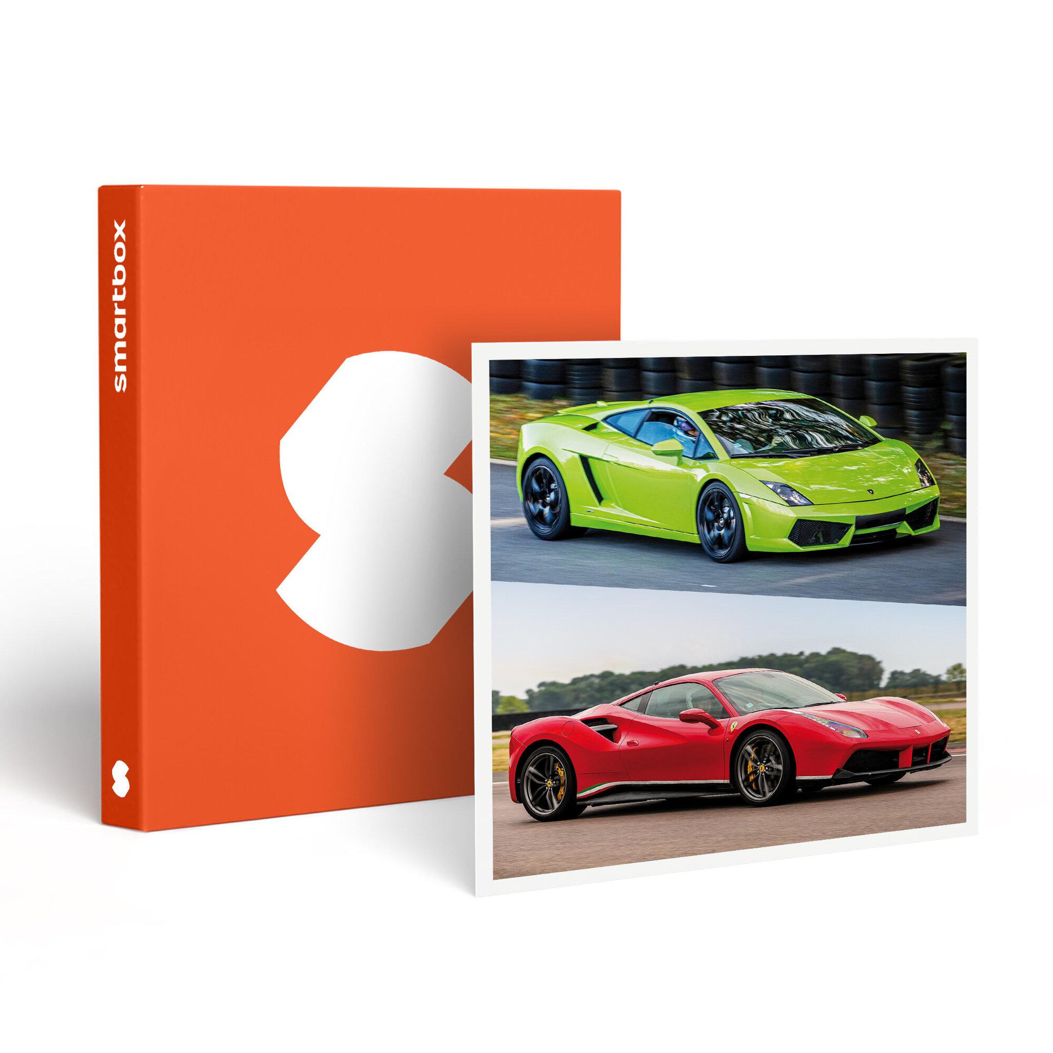 Smartbox Stage de pilotage multivolant : 2 tours en Lamborghini Gallardo et 2 tours en Ferrari 488 sur le circuit de Magny-Cours - Coffret Cadeau Sport & Aventure