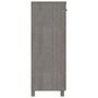 Voir la diapositive 4 : VIDAXL Armoire a chaussures HAMAR Gris clair 85x40x108 cm Pin massif