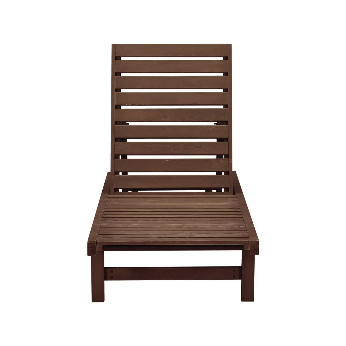 Habitat et Jardin Bain de Soleil en bois  Rawai  - Marron