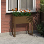 VIDAXL Jardiniere Marron miel 78x40x81 cm Bois massif de pin