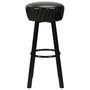 Voir la diapositive 3 : VIDAXL Chaises de bar lot de 2 noir similicuir