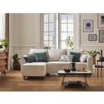 BEST MOBILIER Saphir - canapé d'angle réversible 4 places - convertible - avec coffre - en tissu. Coloris disponibles : Vert