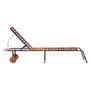 Voir la diapositive 5 : VIDAXL Chaise longue avec pieds en acier Bois d'acacia massif