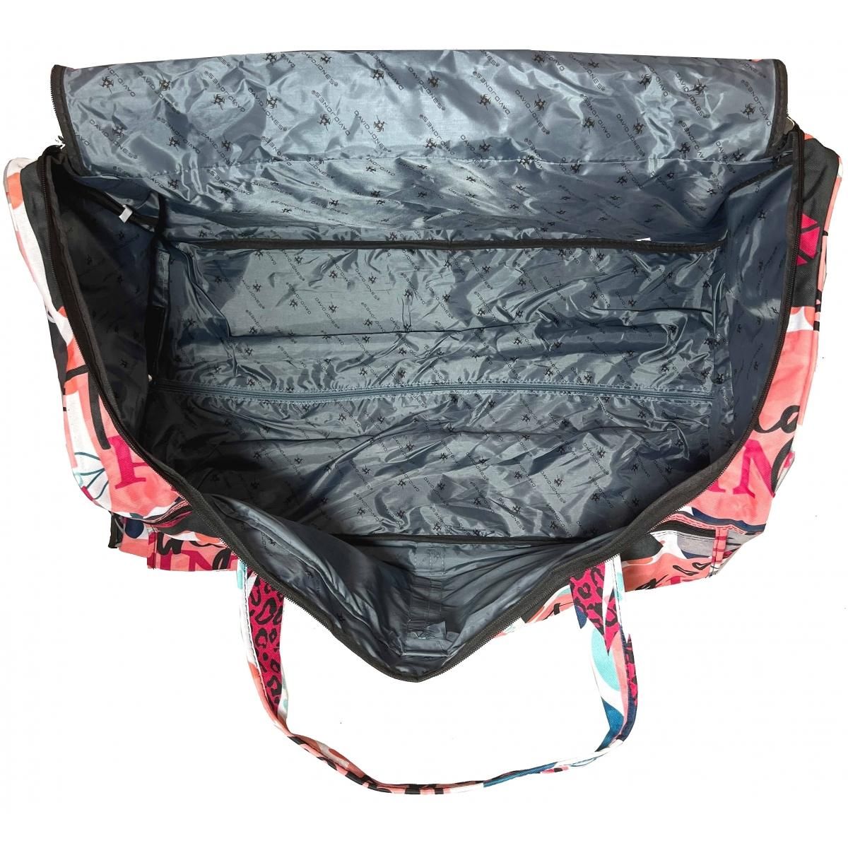 David Jones Sac de voyage avec roulettes 120L grand volume 76cm