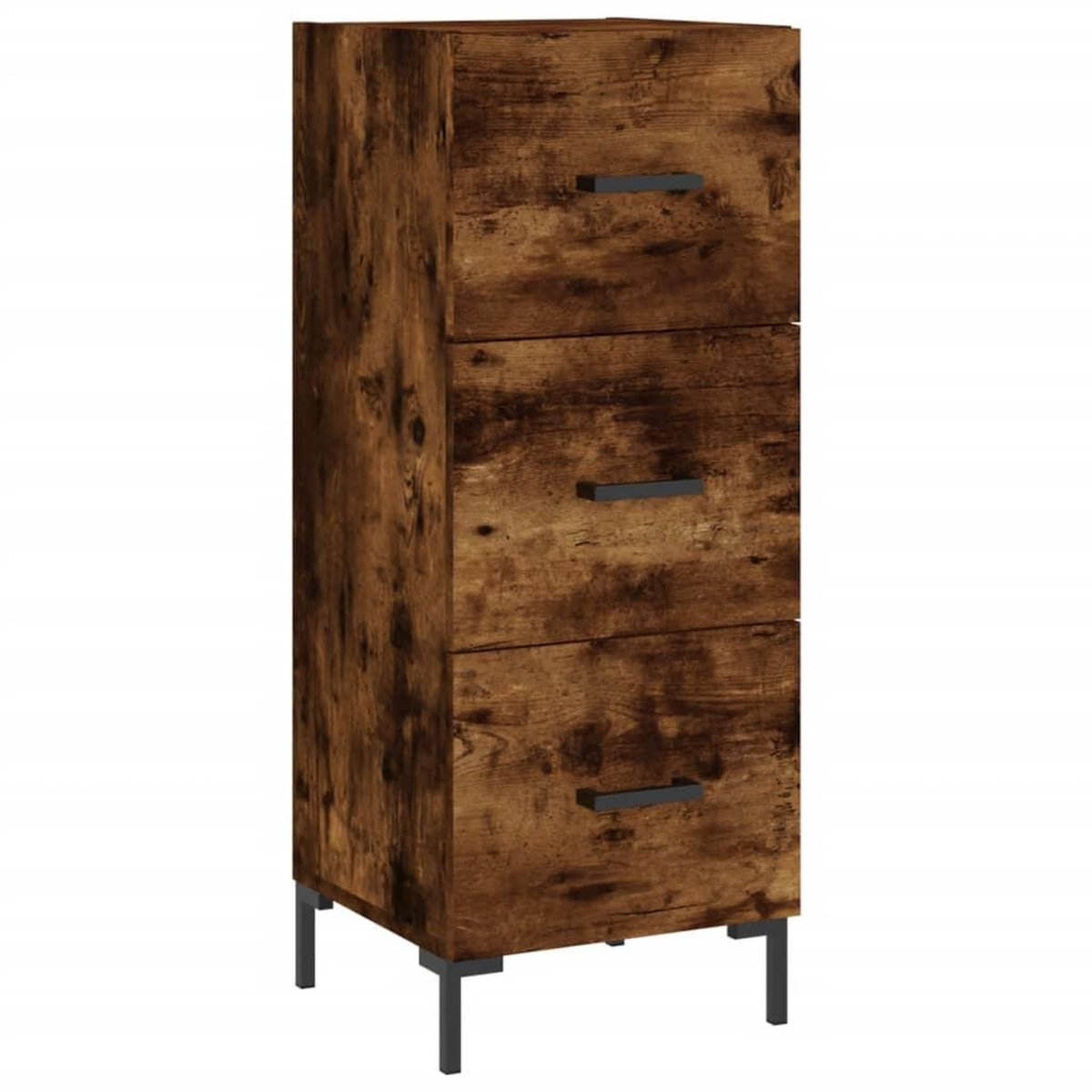 VIDAXL Buffet Chene fume 34,5x34x90 cm Bois d'ingenierie