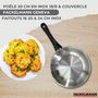 Voir la diapositive 2 : Fackelmann Set de 1 poêle 20 cm en inox et couvercle, 3 faitouts inox 16, 20 et 24 cm Fackelmann Geneva