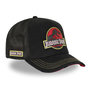 Voir la diapositive 3 : CAPSLAB Casquette trucker premium avec filet et patch Jurassic Park