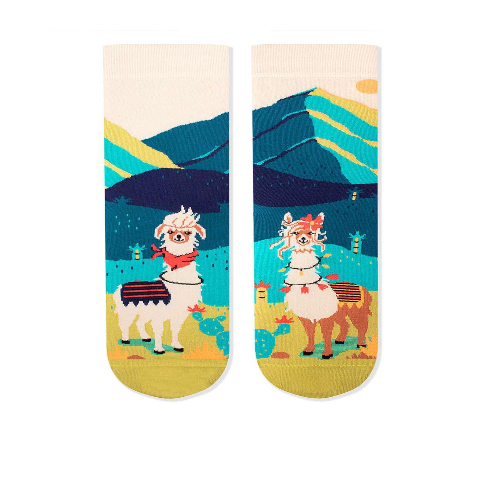 Voir la diapositive 2 : PIRIN HILL Chaussettes arty lamas amoureux