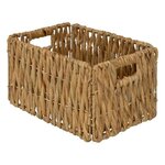 ATMOSPHERA Panier Pliable en Jacinthe  Maura  34cm Naturel