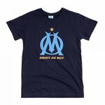 Olympique de Marseille T-shirt Marine Garçon Olympique de Marseille. Coloris disponibles : Bleu