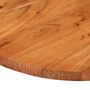 Voir la diapositive 5 : VIDAXL Dessus de table 140x60x2,5 cm ovale bois massif d'acacia