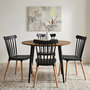 Voir la diapositive 2 : IDIMEX Lot de 4 chaises RAVI de salle à manger design