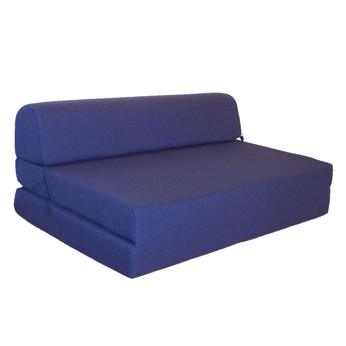 Chauffeuse convertible 2 places en tissu uni CHAPI