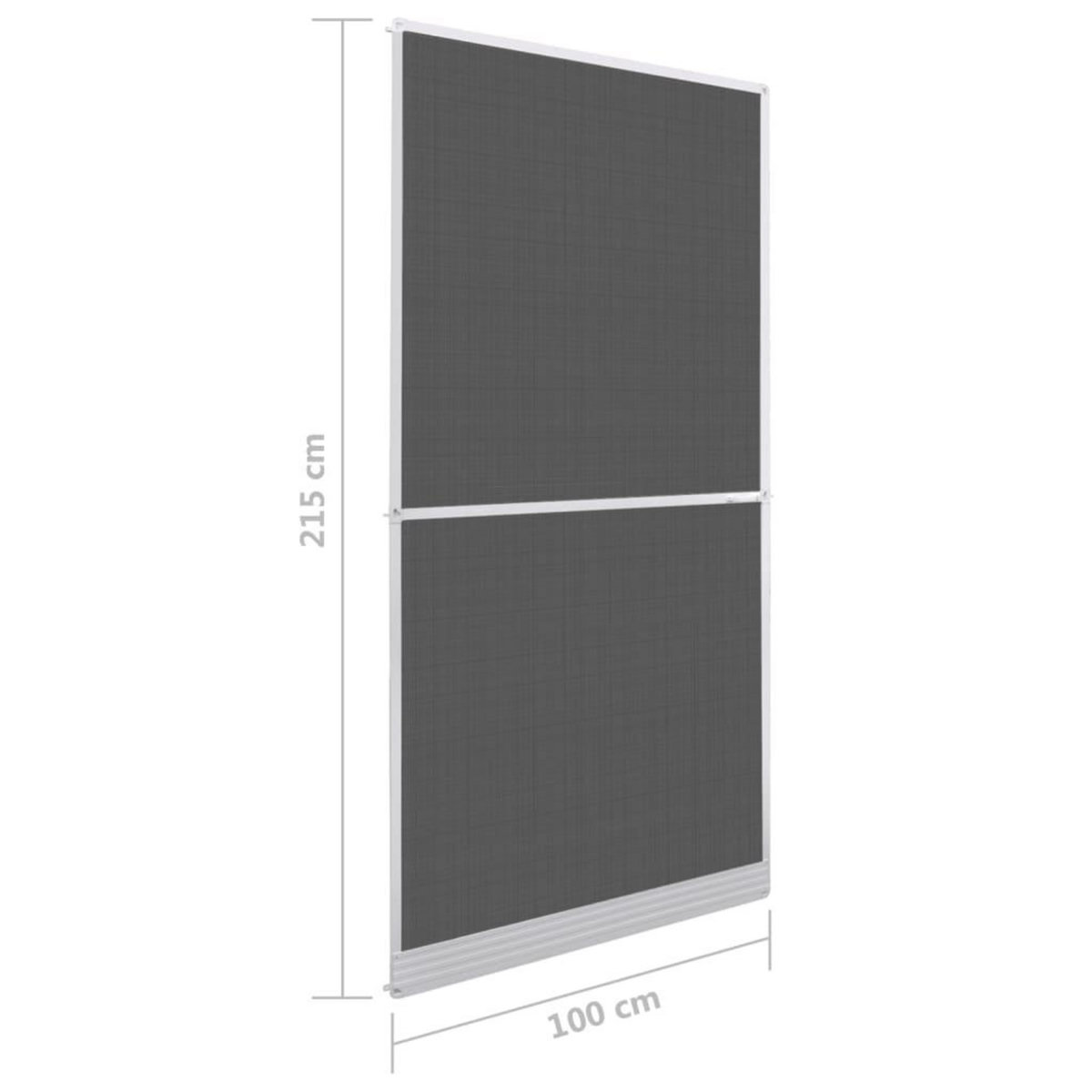 VIDAXL Moustiquaire a charniere pour portes Blanc 100 x 215 cm