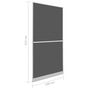 Voir la diapositive 6 : VIDAXL Moustiquaire a charniere pour portes Blanc 100 x 215 cm