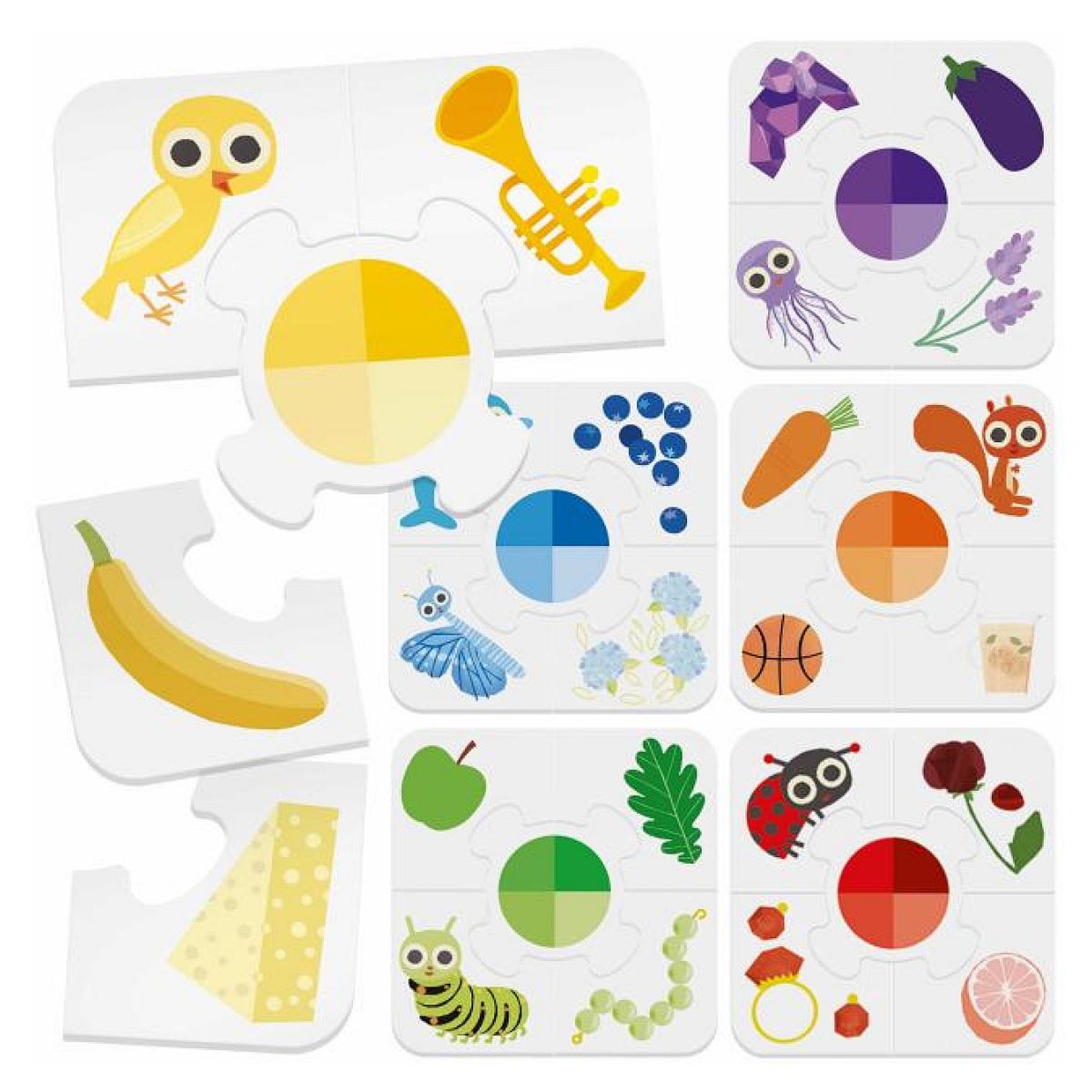 Voir la diapositive 2 : HEADU Puzzle Colorito Montessori