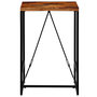 Voir la diapositive 3 : VIDAXL Table de bar Bois de recuperation massif 70x70x106 cm
