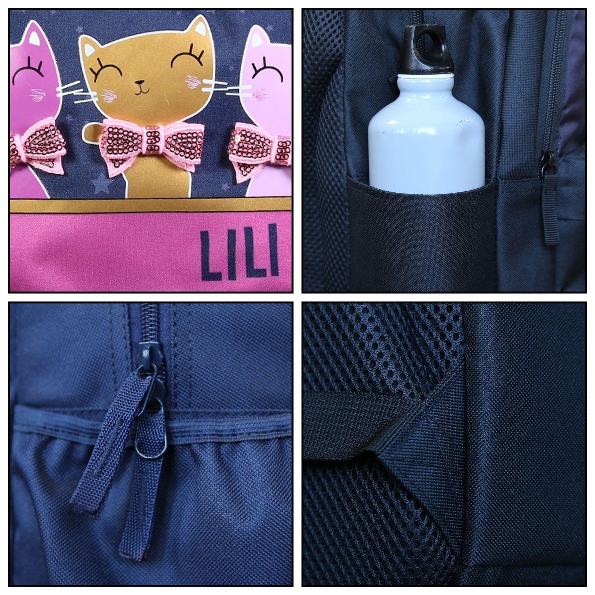 Voir la diapositive 6 : Bagtrotter BAGTROTTER Sac à dos 2 compartiments Lili Lou X Phileas Bleu