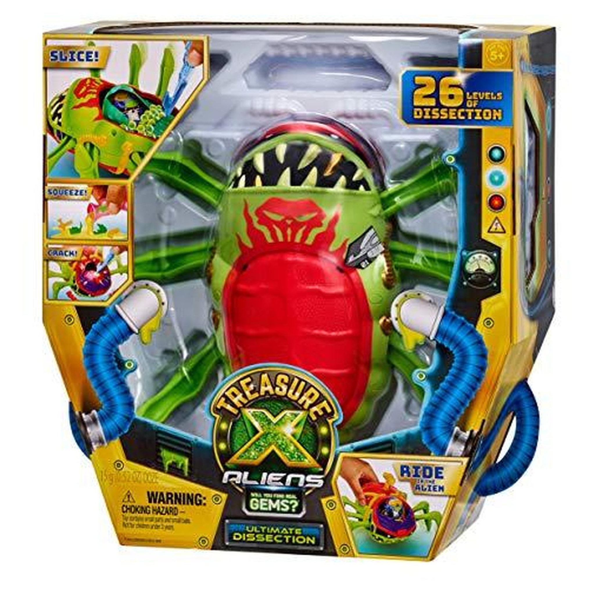 Voir la diapositive 3 : Figurine Autopsie Reine des Aliens - Trésor X Aliens 