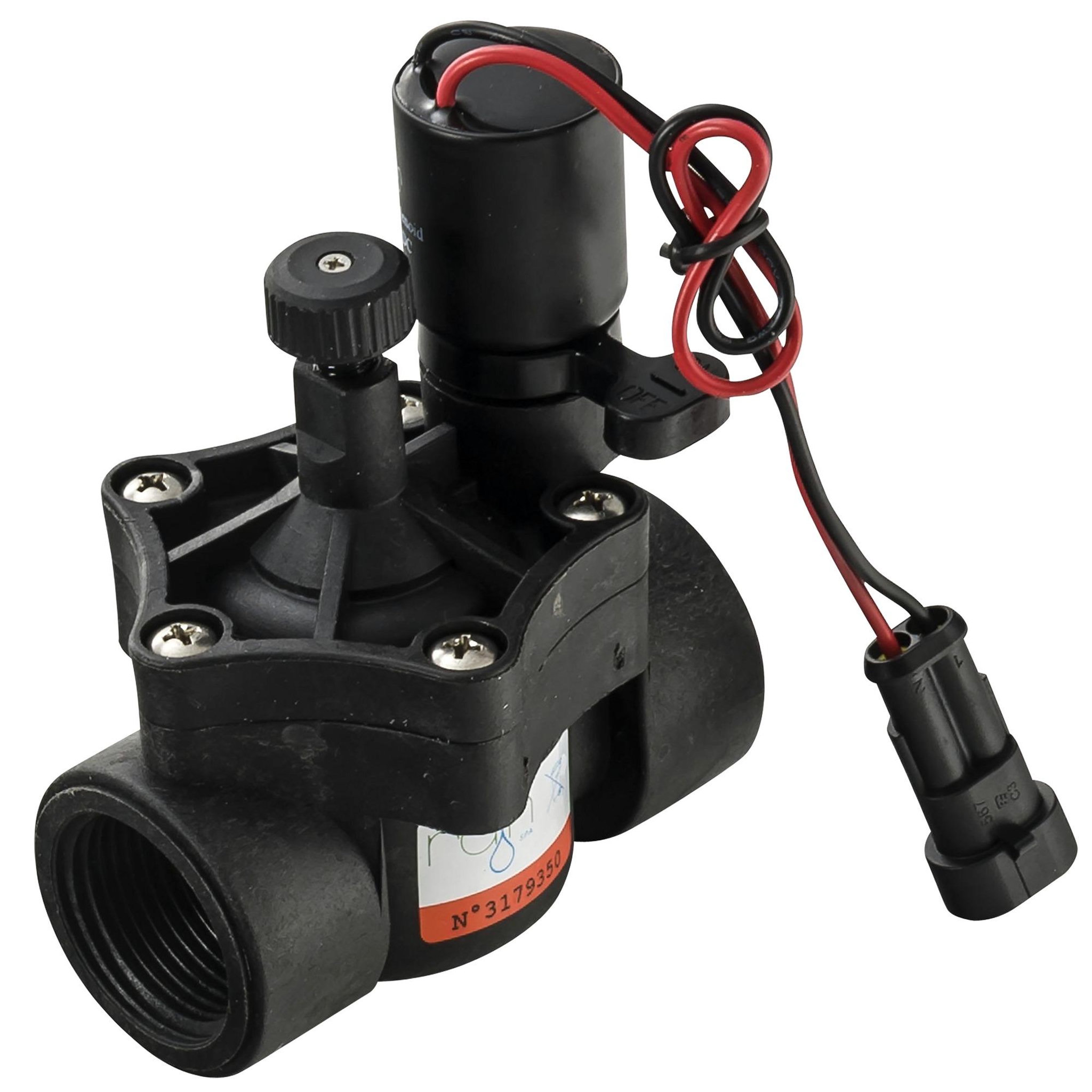 Voir la diapositive 3 : RAIN Programmateur d'arrosage étanche 9v avec électrovanne pro
