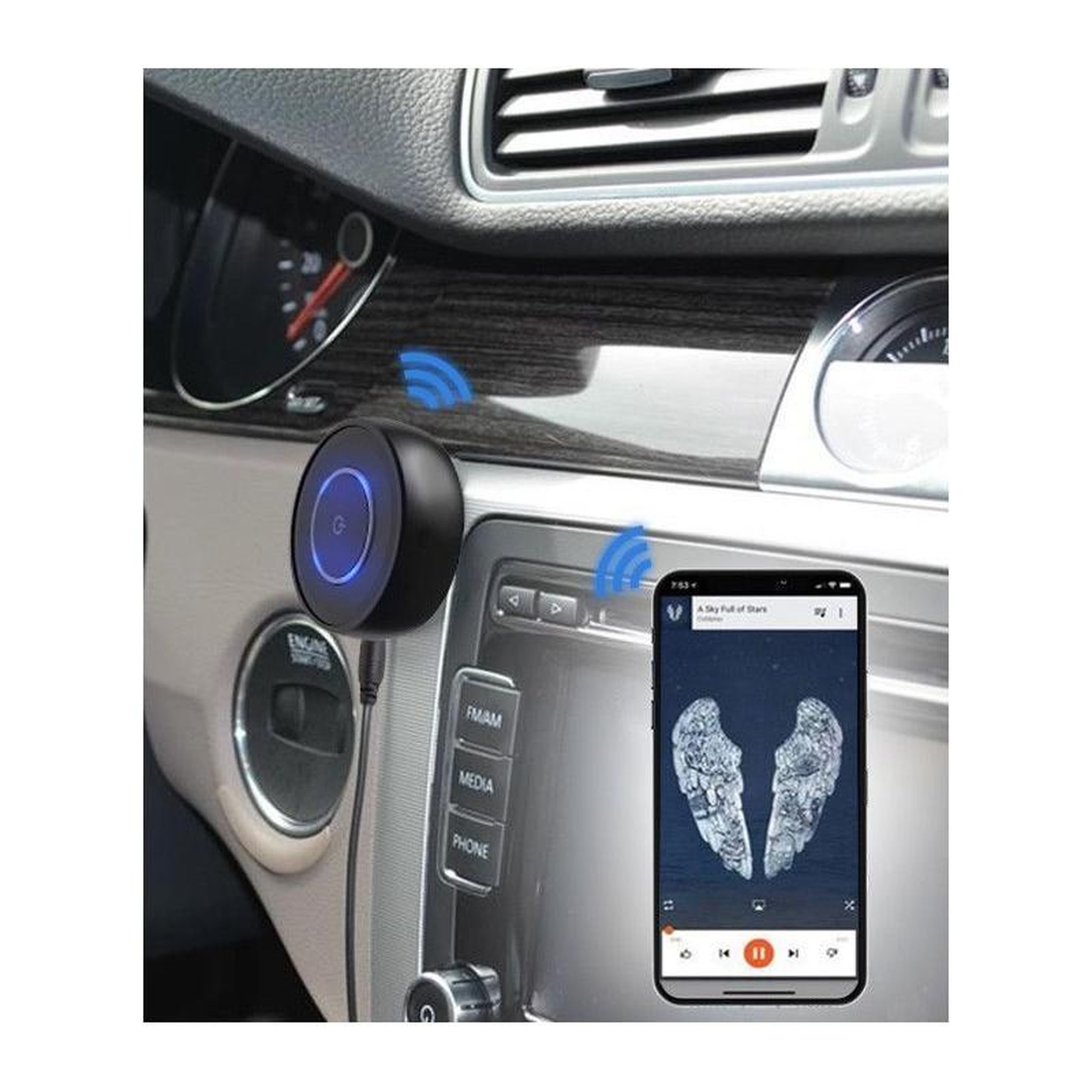 Voir la diapositive 5 : Akashi Transmetteur et récepteur audio Bluetooth AKASHI ALTBTRANSMIT