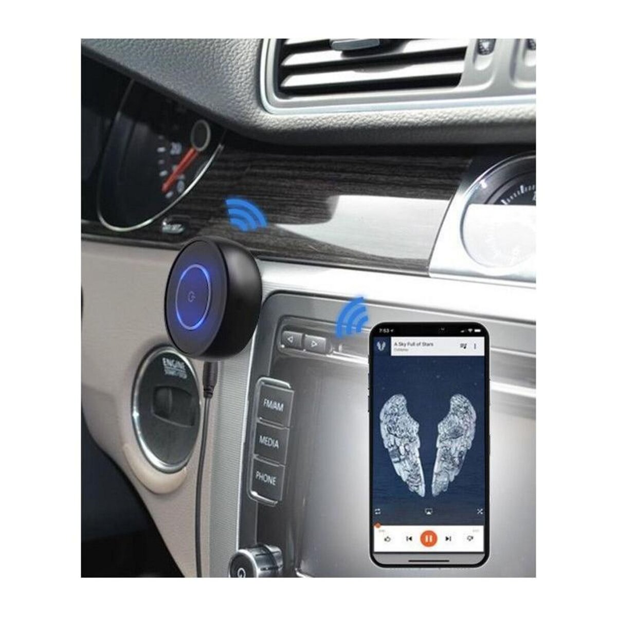 Akashi Transmetteur et récepteur audio Bluetooth AKASHI ALTBTRANSMIT