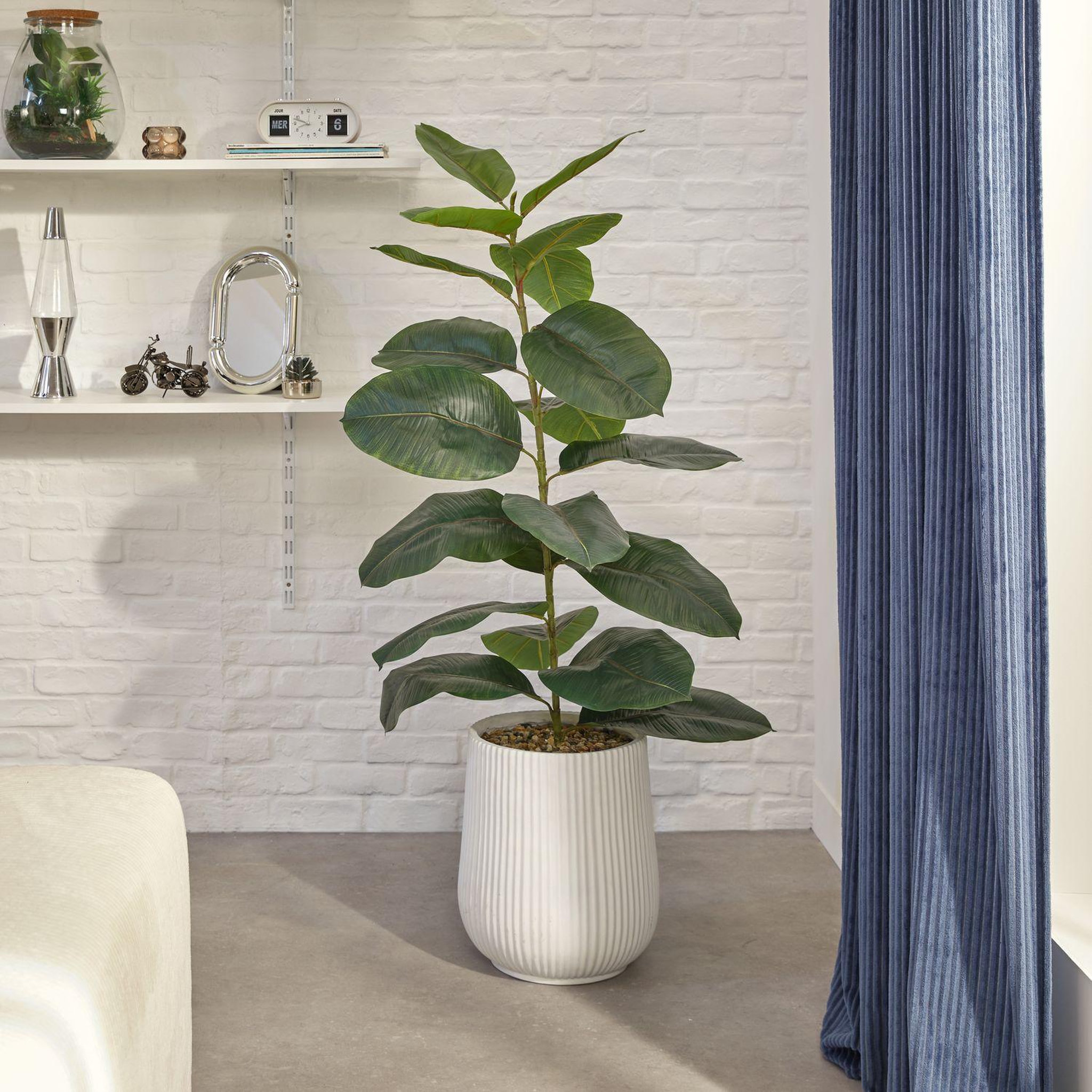 Voir la diapositive 2 : ATMOSPHERA Ficus artificiel en pot sky