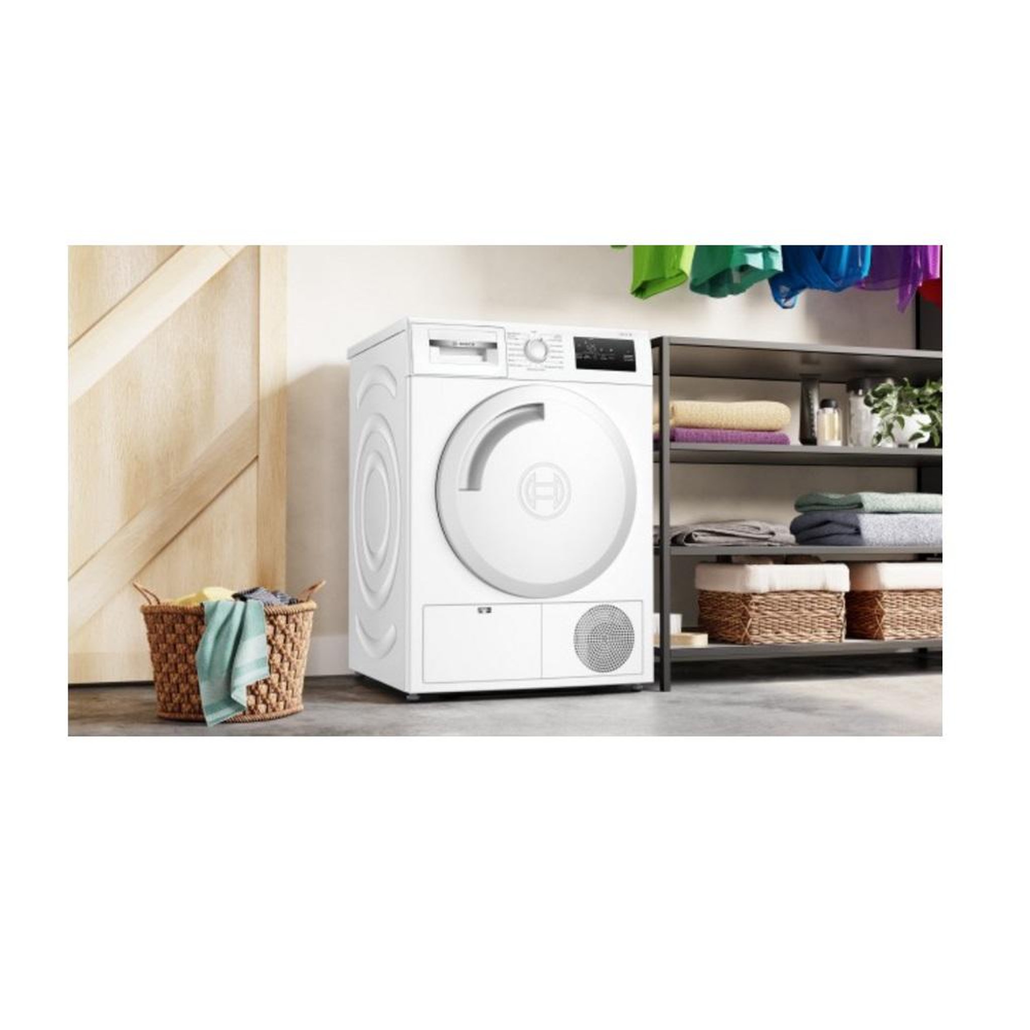 Voir la diapositive 3 : BOSCH Sèche -linge à condensation 60cm 8kg b blanc - wtn83209fr