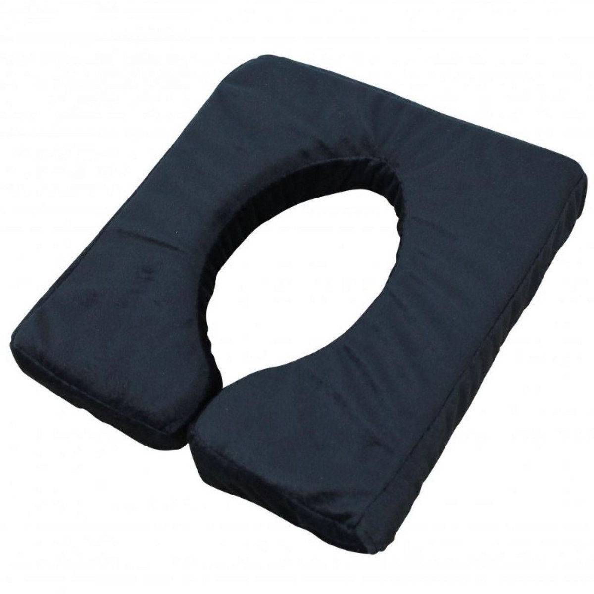 VIVEZEN Coussin de visage, face, à mémoire de forme noir pour table de massage