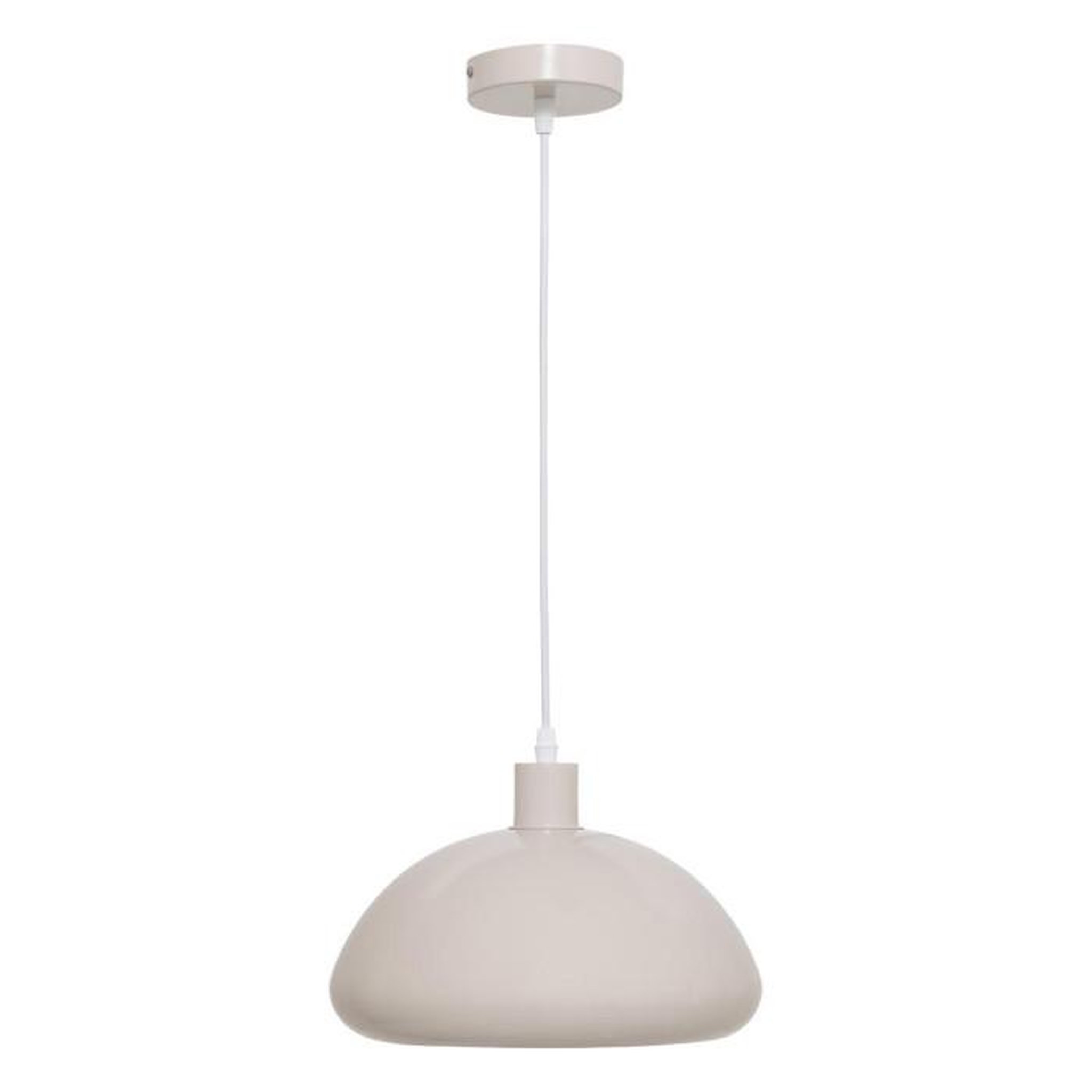 ATMOSPHERA Lampe Suspension Champignon  Savio  27cm Beige