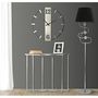Voir la diapositive 6 : Paris Prix Horloge Murale en Métal  Silvery  61cm Argent