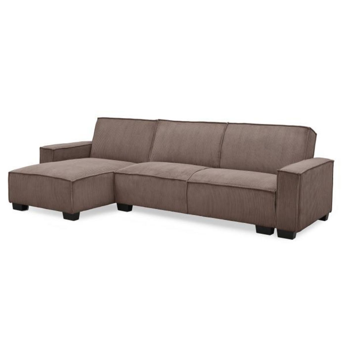 Paris Prix Canapé d'Angle Réversible Convertible  Hester  293cm Taupe