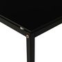 Voir la diapositive 5 : VIDAXL Table d'appoint Noir 40x40x60 cm Verre trempe