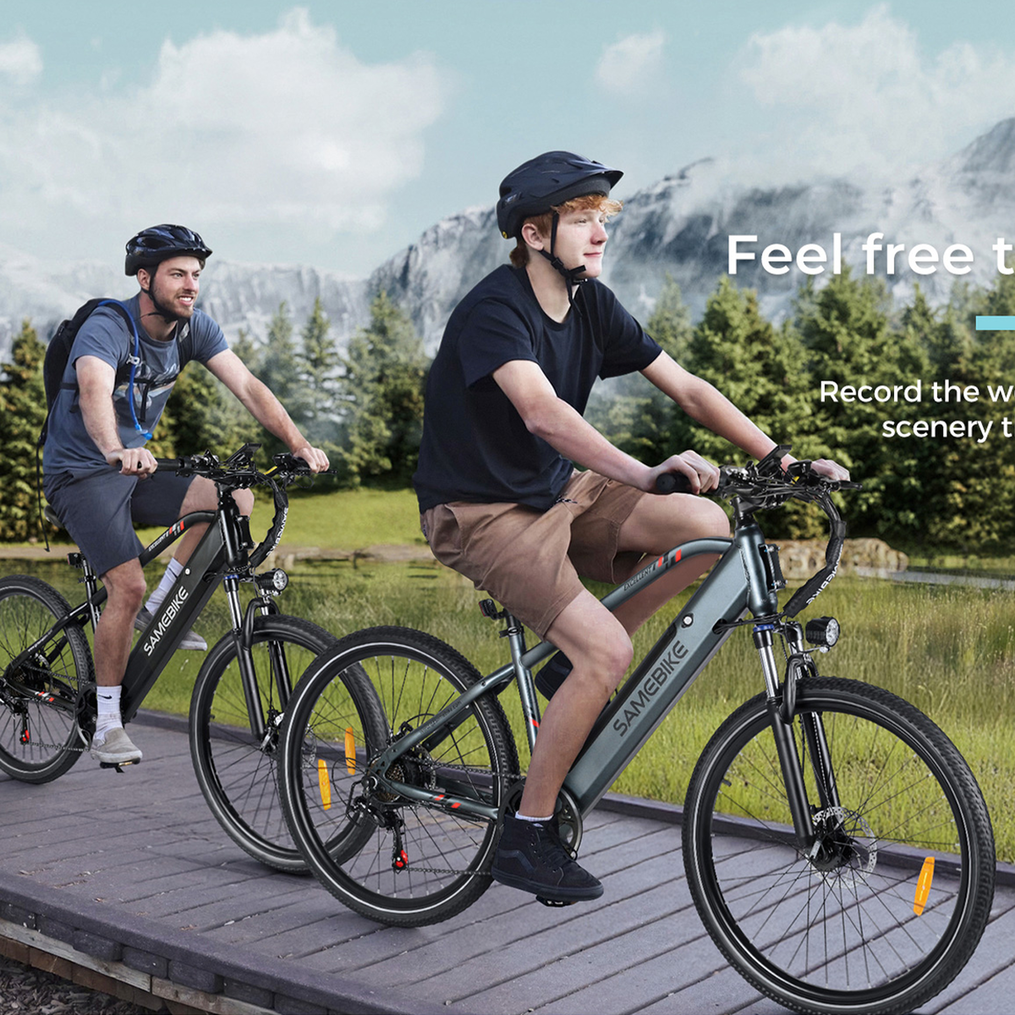 Voir la diapositive 4 : SAMEBIKE Vélo de banlieue électrique SAMEBIKE RS-A01 MEN