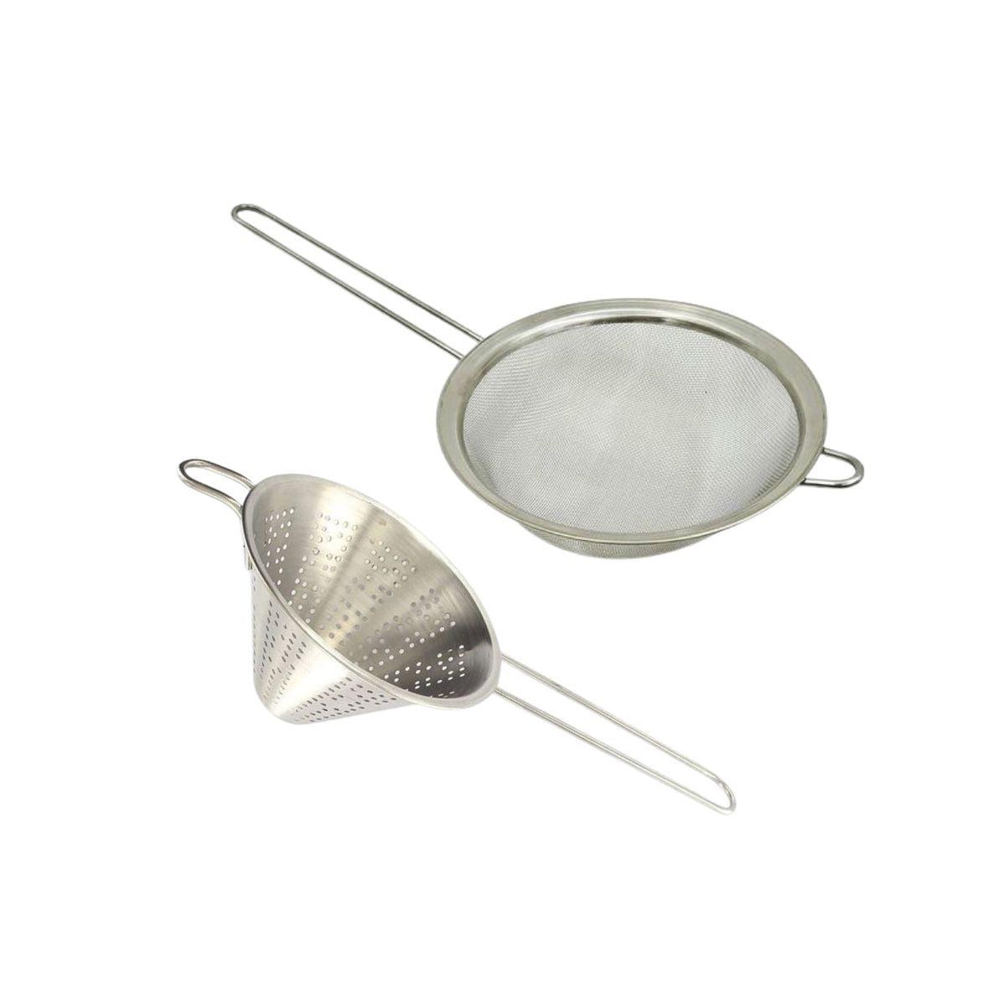 Voir la diapositive 1 : Fackelmann Duo Passoire tamis 19 cm et Chinois conique 30 cm Fackelmann Basic