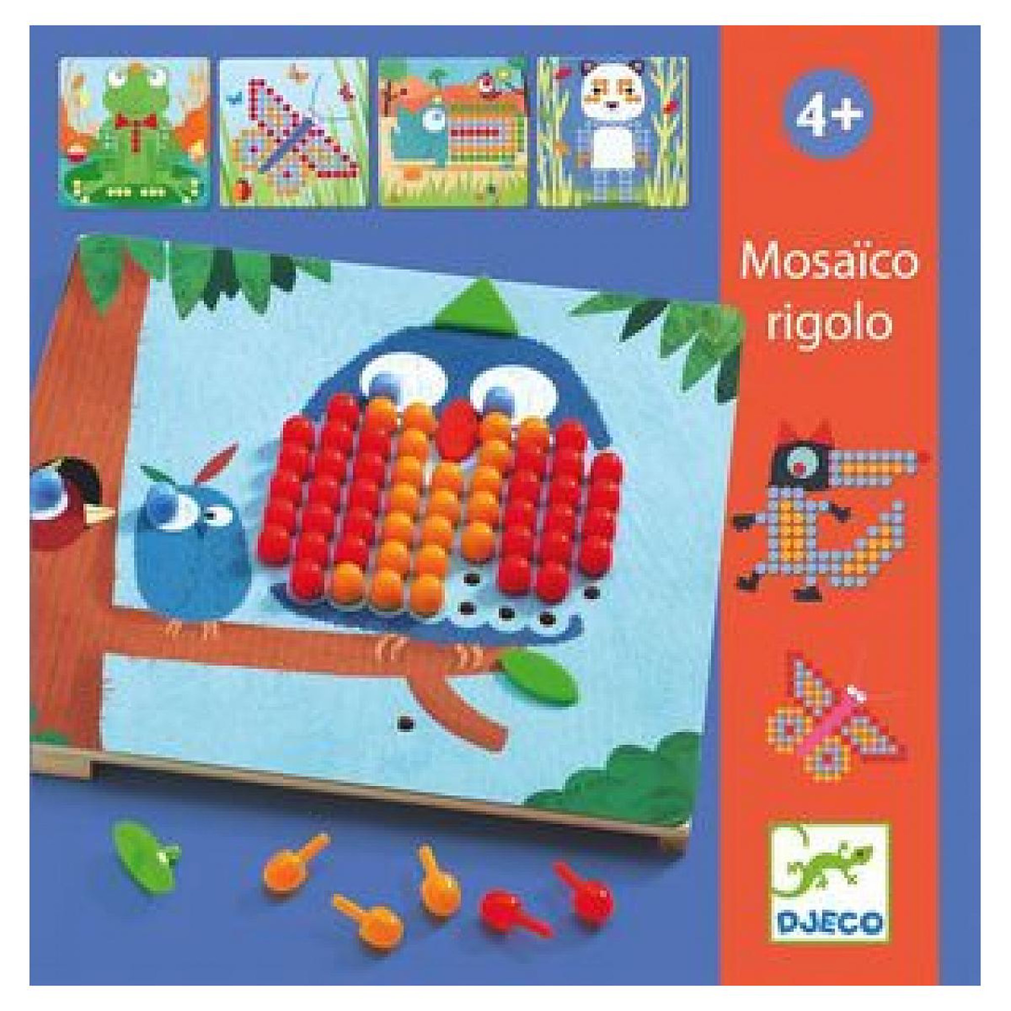 Djeco Mozaico Rigolo tableau de 8 dessins
