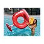 Voir la diapositive 2 : AIRMYFUN Bouée Gonflable Ronde XXL pour Piscine & Plage Ultra Confort, Flotteur Deluxe - Cocktail Passion ø158cm