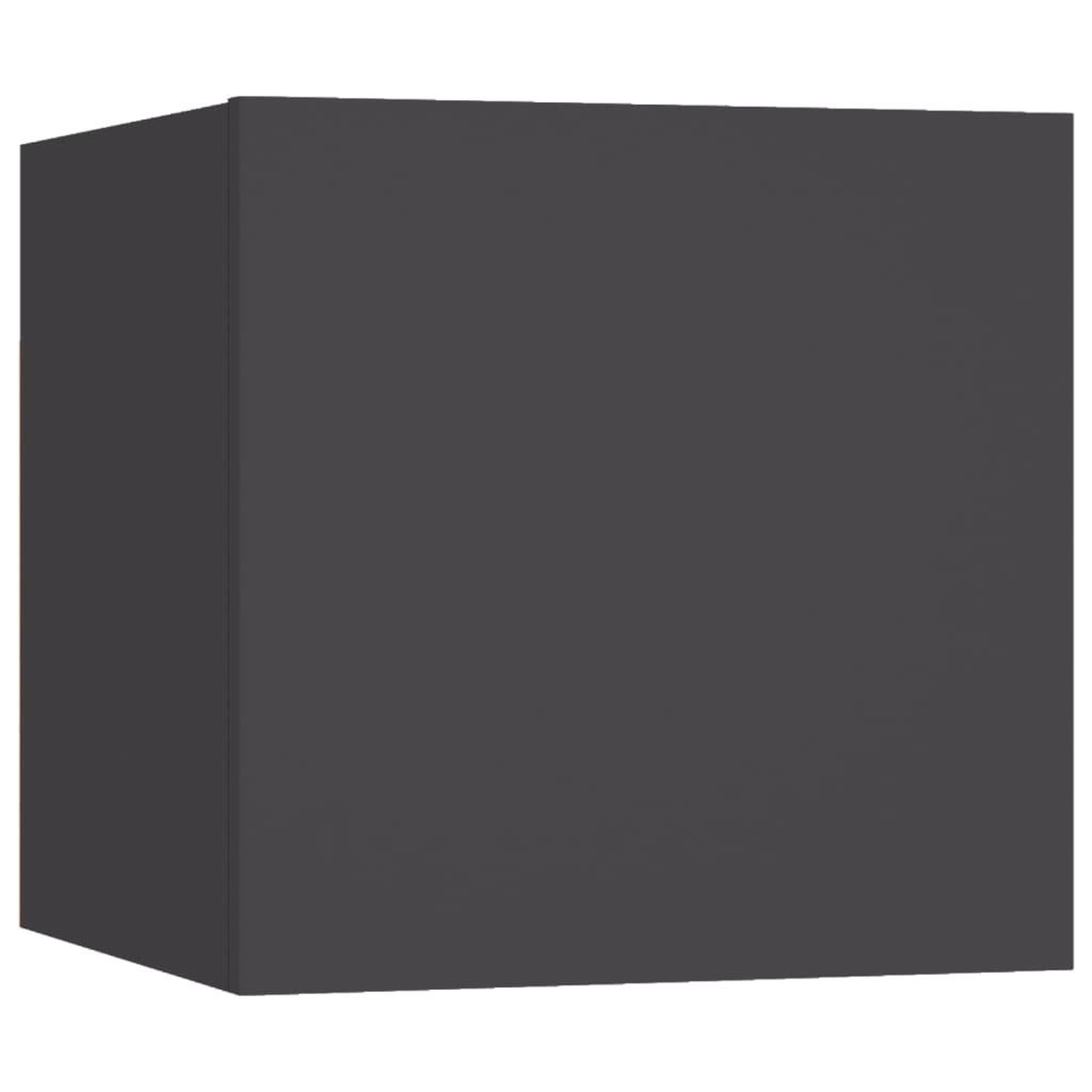 Voir la diapositive 2 : VIDAXL Table de chevet Gris 30,5x30x30 cm Bois d'ingenierie