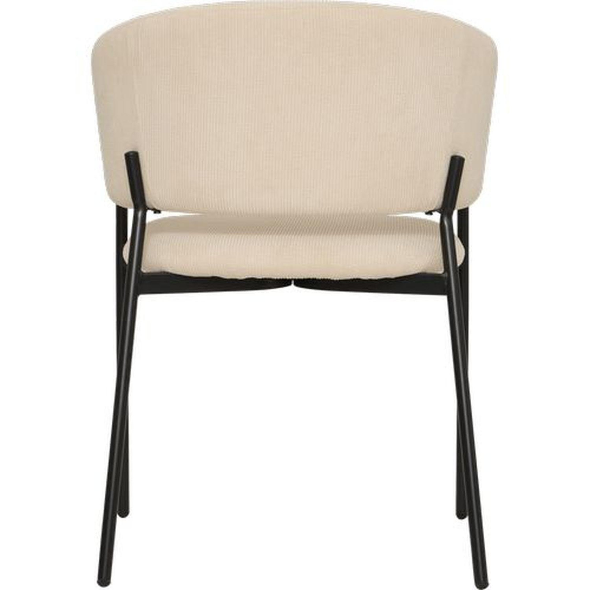 Voir la diapositive 5 : ATMOSPHERA Lot de 2 fauteuils à diner en velours SOLEA