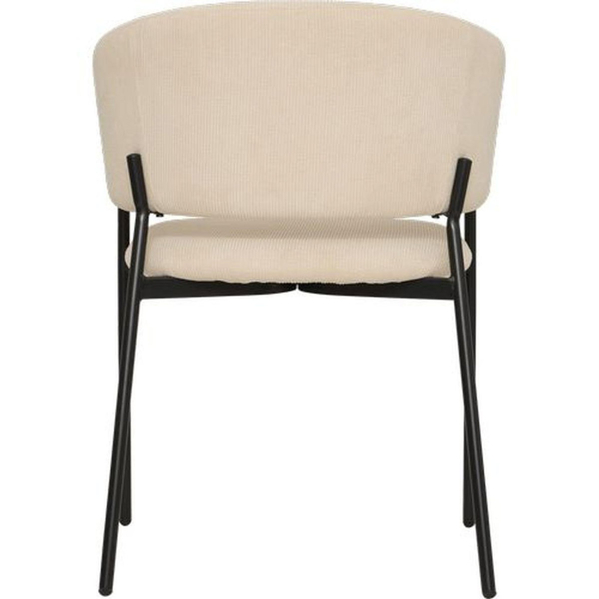 ATMOSPHERA Lot de 2 fauteuils à diner en velours SOLEA