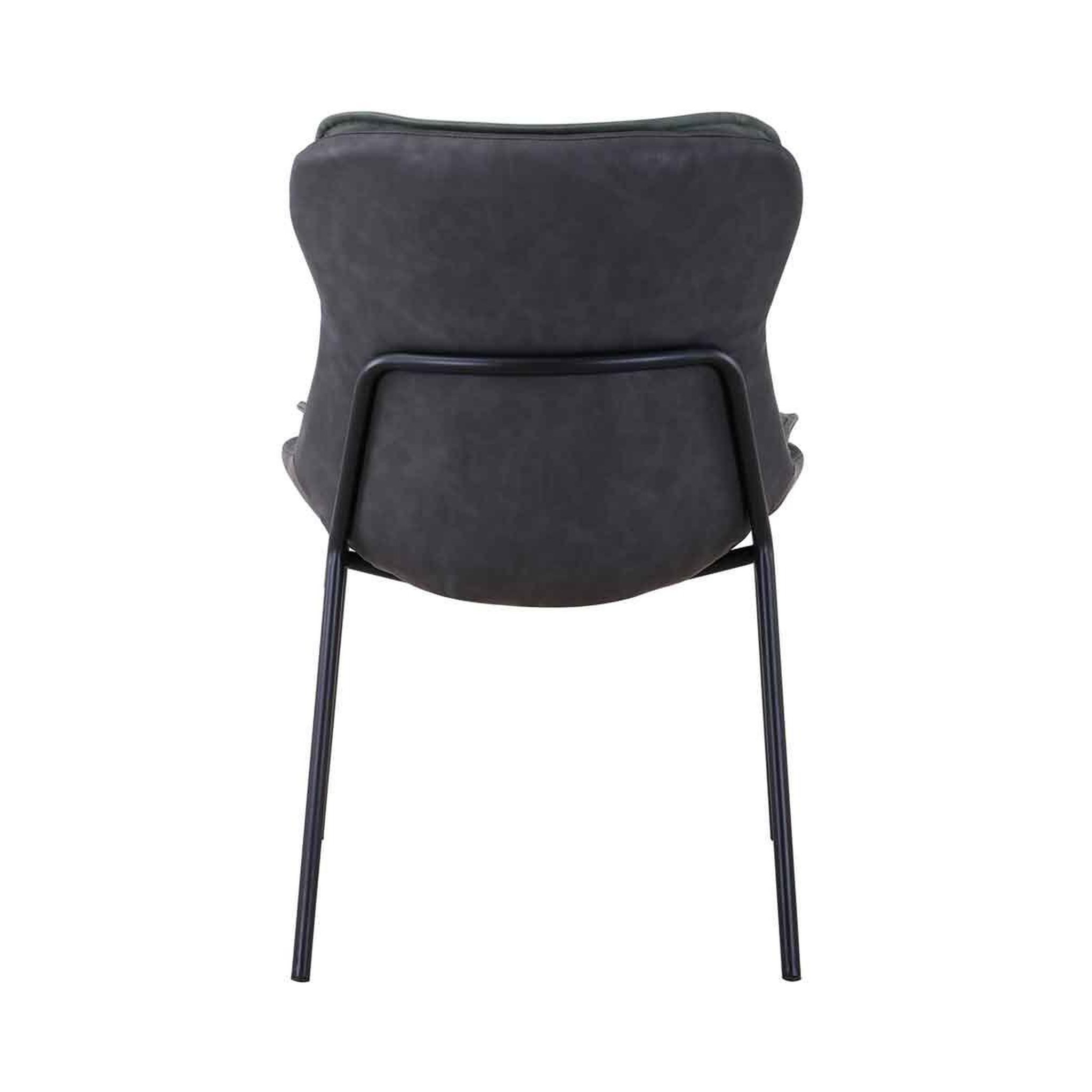 Voir la diapositive 4 : Paris Prix Chaise design  brady  84cm vert & gris foncé