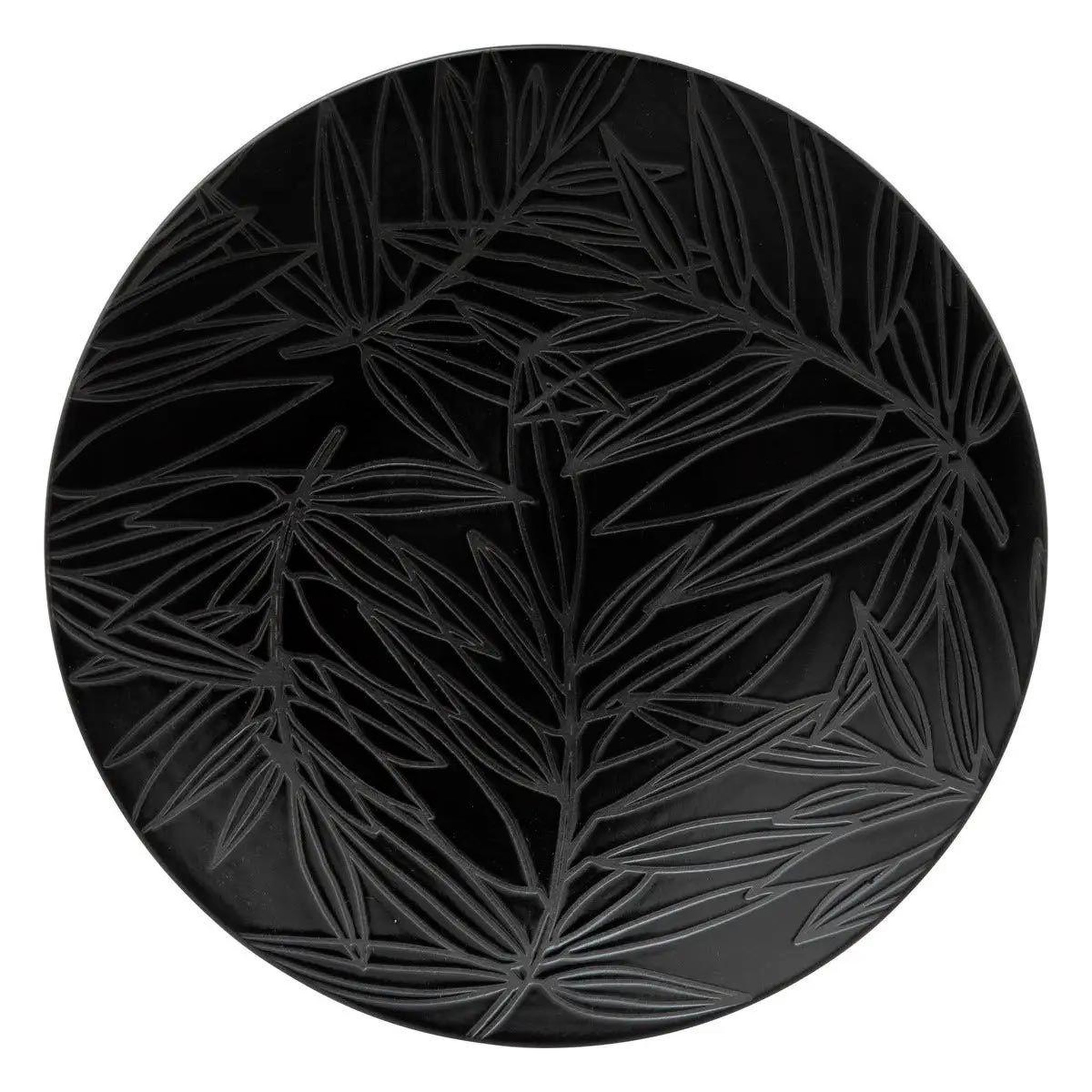 SECRET DE GOURMET Lot de 6 assiettes à dessert  vegy  21cm noir