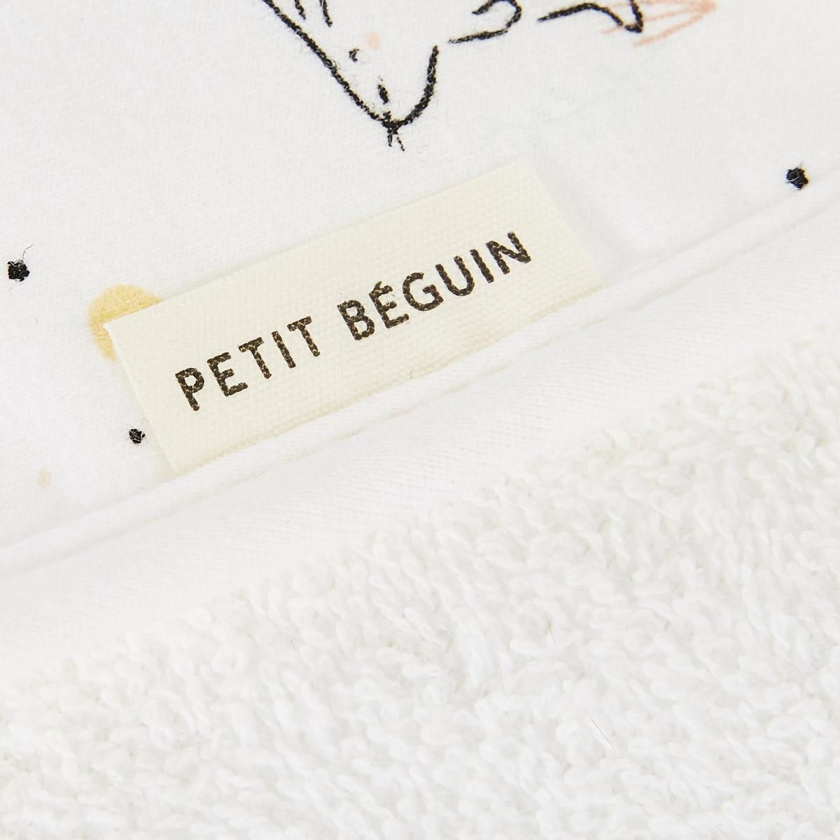 Petit Béguin Bavoir d'épaule bébé Hello Baby