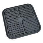 Paris Prix Tapis de Léchage Animaux  Silicone  20cm Anthracite