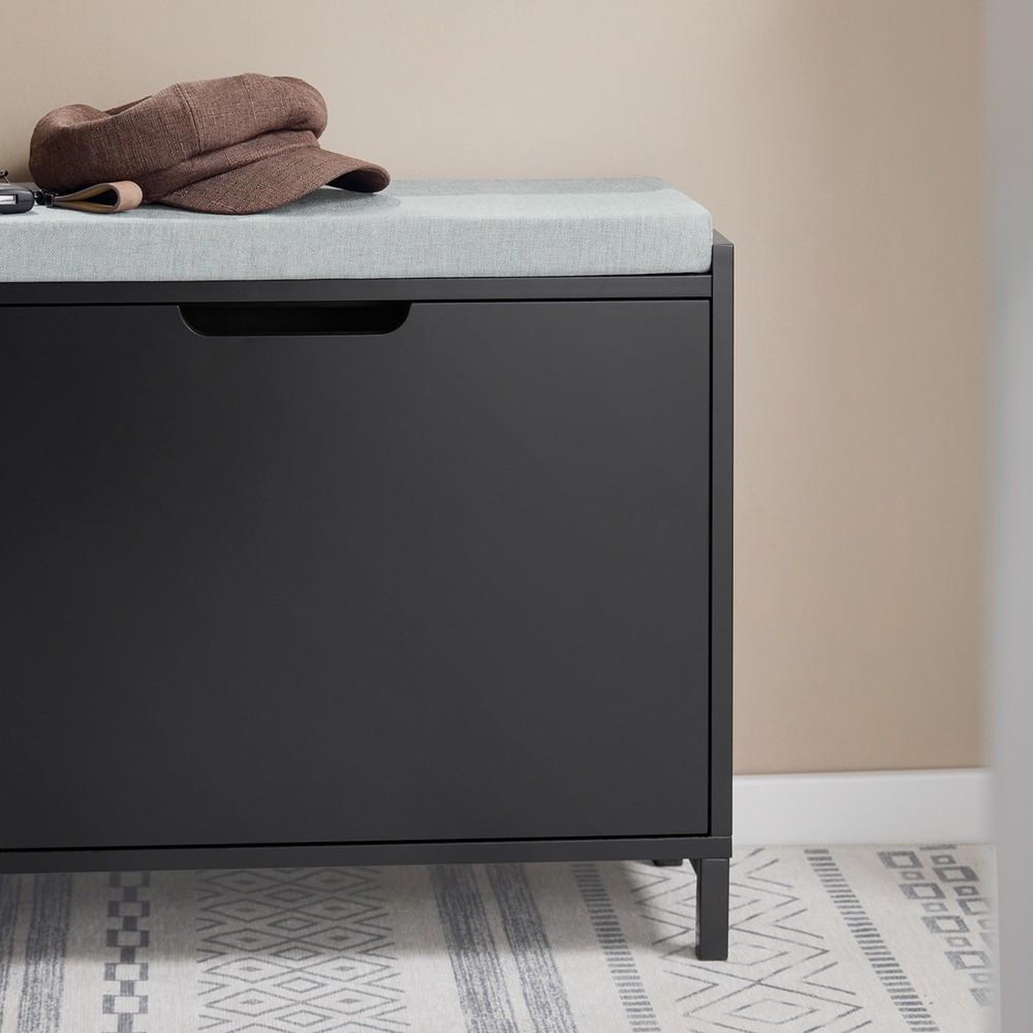 Voir la diapositive 4 : SOBUY SoBuy - Banc de rangement à chaussures avec une porte - Moderne - FSR151-K