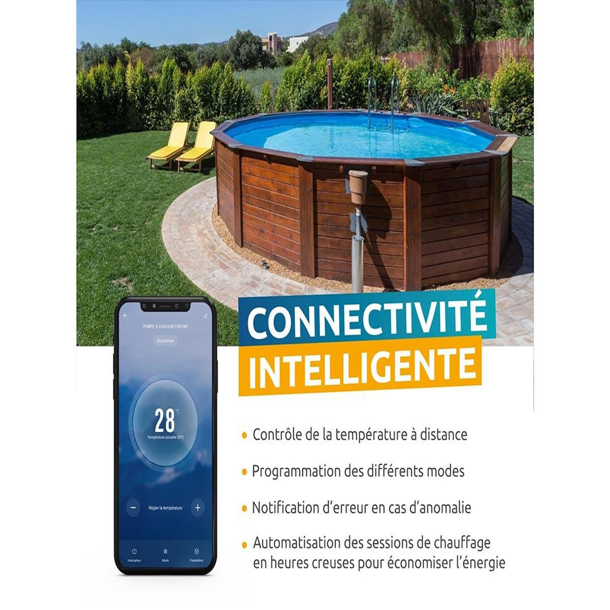 Poolex Pompe à chaleur 3,5 kW Nano New - Poolex