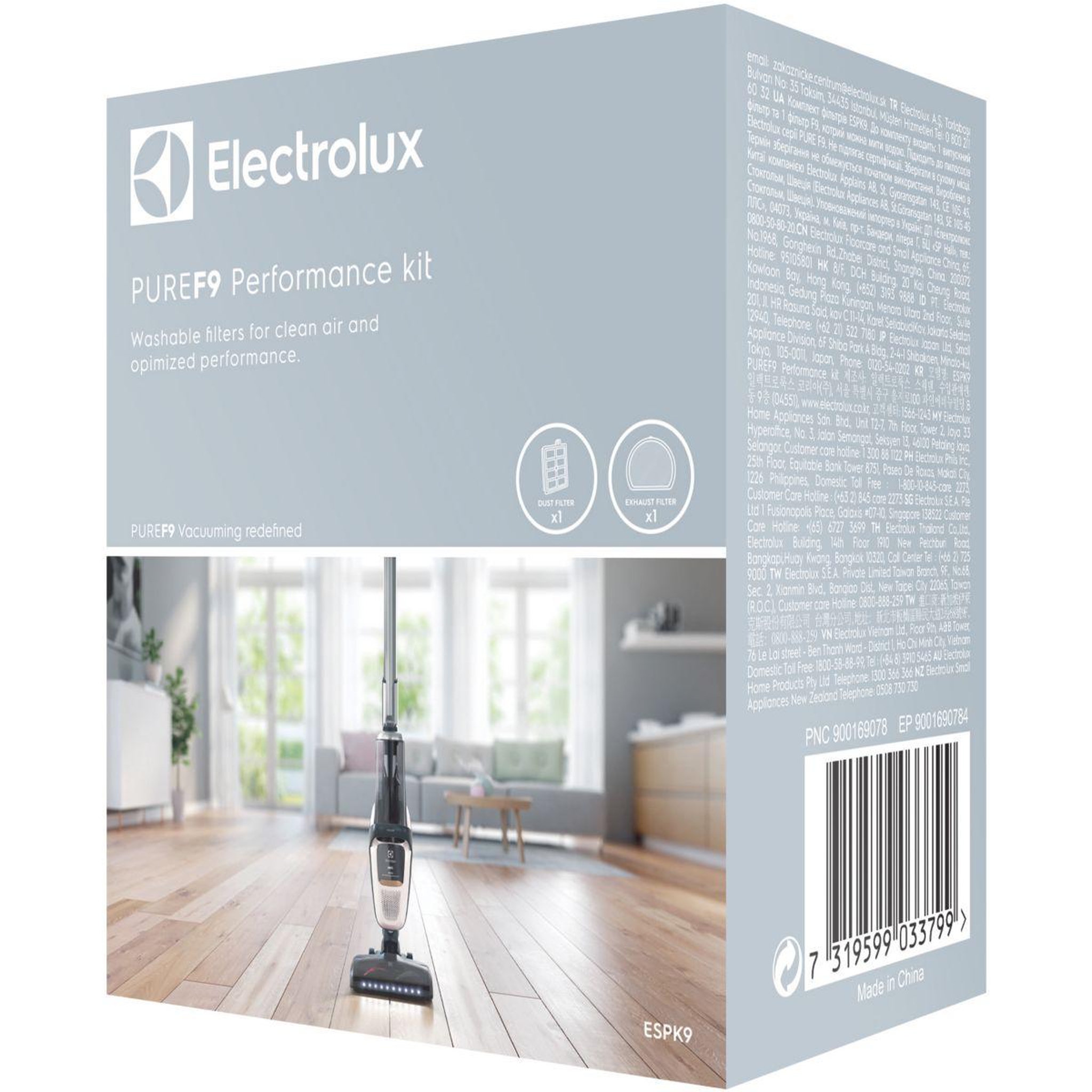 ELECTROLUX Filtre espk9 performance aspirateur balai