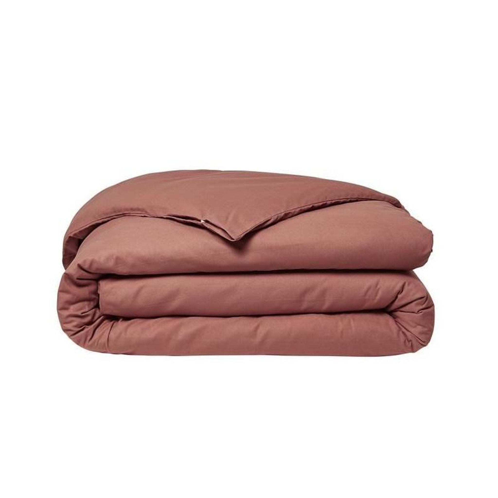 Today Housse de couette TODAY Essential - 220 x 240 cm - 2 personnes - 100% Coton uni - Terracotta
